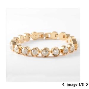 Touchstone Crystal Golden Ice Bracelet